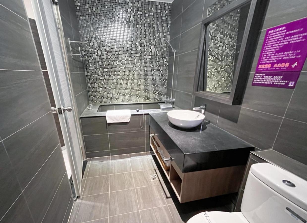 Fukun 5 Motel Jiaoxi Bagian luar foto