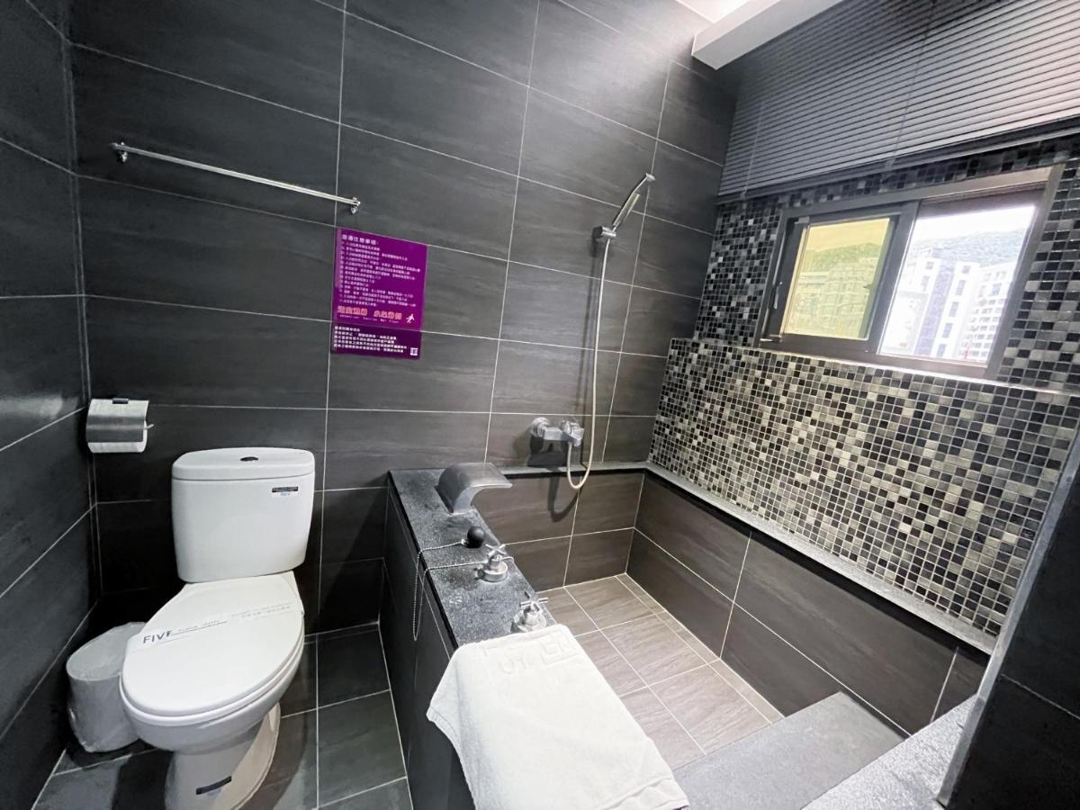 Fukun 5 Motel Jiaoxi Bagian luar foto