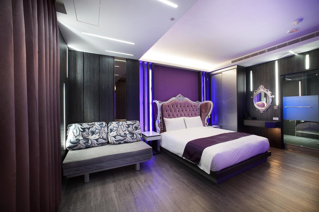 Fukun 5 Motel Jiaoxi Bagian luar foto
