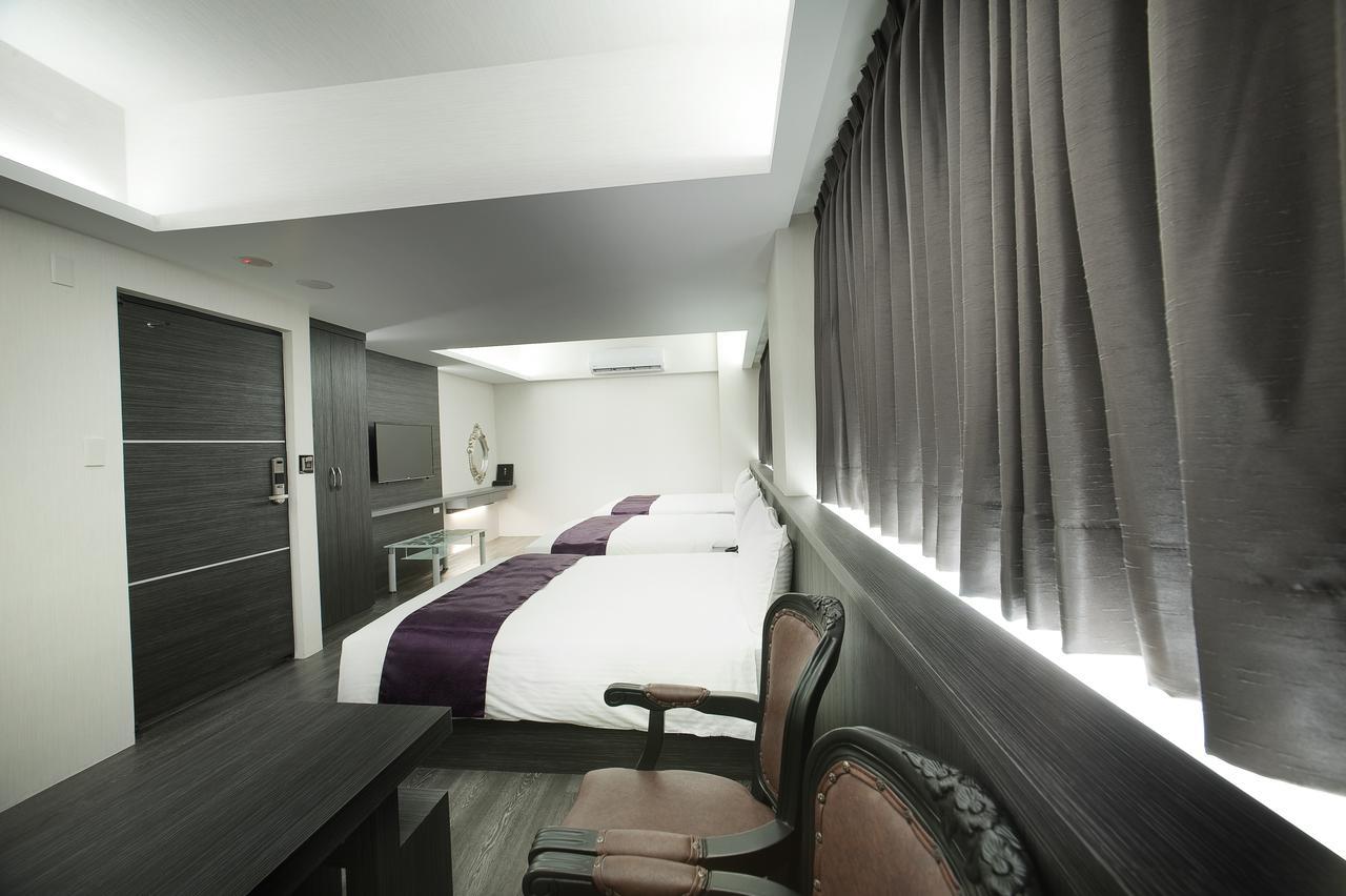 Fukun 5 Motel Jiaoxi Bagian luar foto