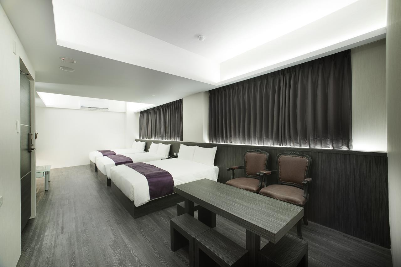 Fukun 5 Motel Jiaoxi Bagian luar foto