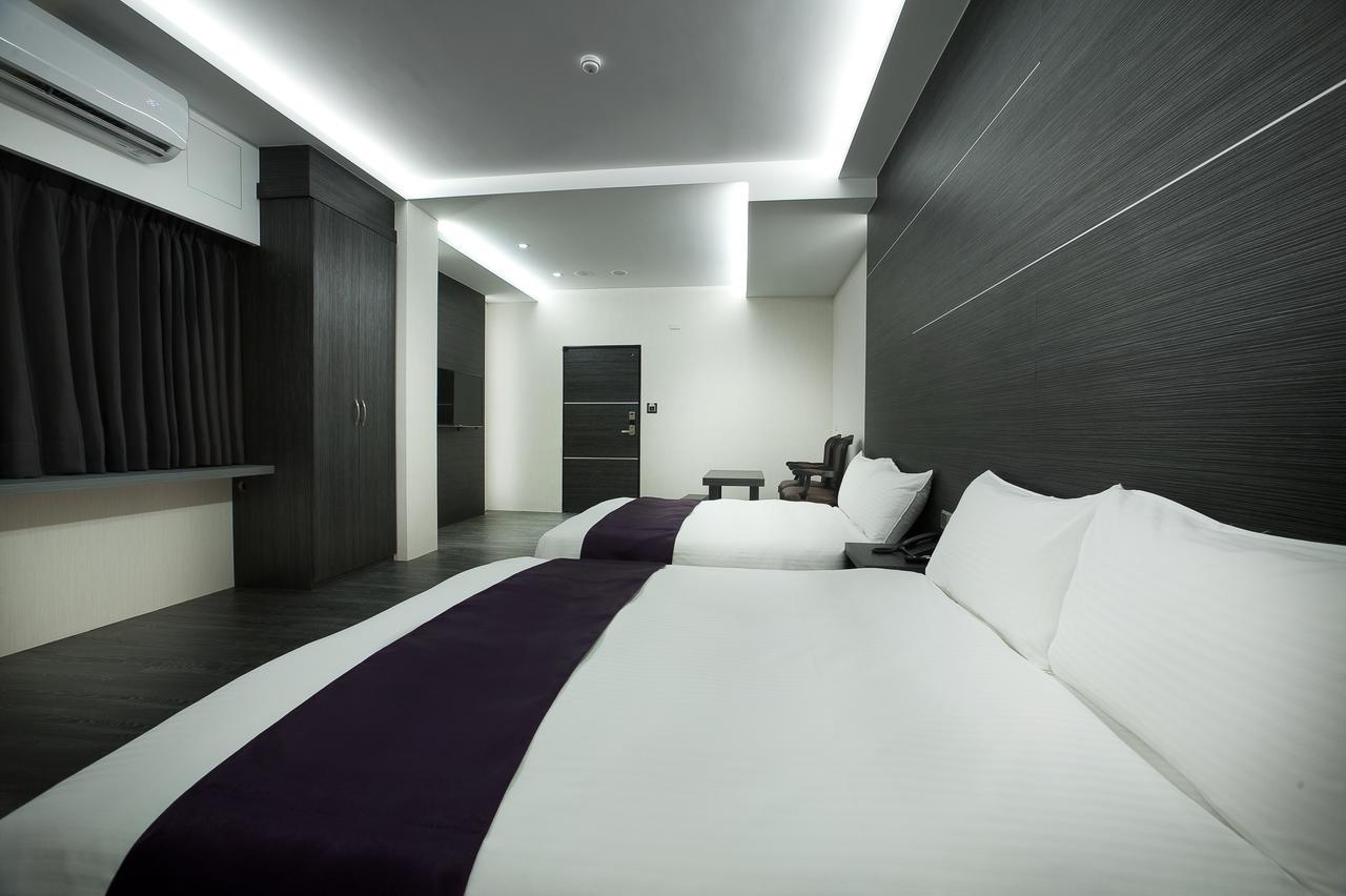 Fukun 5 Motel Jiaoxi Bagian luar foto