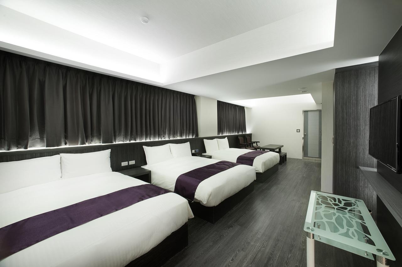 Fukun 5 Motel Jiaoxi Bagian luar foto